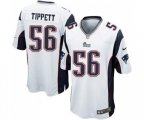 New England Patriots #56 Andre Tippett Game White Football Jersey