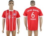 2017-18 Bayern Munich 6 THIAGO Home Thailand Soccer Jersey