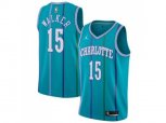 Charlotte Hornets #15 Kemba Walker Aqua NBA Jordan Swingman Hardwood Classics Jersey