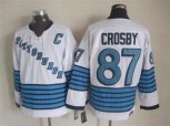 Pittsburgh Penguins #87 Sidney Crosby Throwback white NHL jerseys