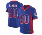 Buffalo Bills #90 Shaq Lawson Limited Royal Blue Rush Drift Fashion NFL Jersey