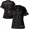 Women Oakland Raiders #22 Gareon Conley Game Black Fashion NFL Jersey