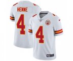 Kansas City Chiefs #4 Chad Henne White Vapor Untouchable Limited Player Football Jersey