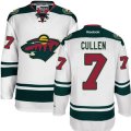 Minnesota Wild #7 Matt Cullen Authentic White Away NHL Jersey