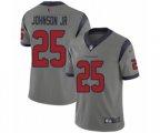 Houston Texans #25 Duke Johnson Jr Limited Gray Inverted Legend Football Jersey