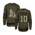 Ottawa Senators #10 Anthony Duclair Authentic Green Salute to Service Hockey Jersey
