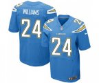 Los Angeles Chargers #24 Trevor Williams Elite Electric Blue Alternate Football Jersey