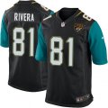 Jacksonville Jaguars #81 Mychal Rivera Game Black Alternate NFL Jersey