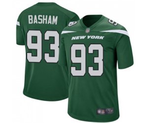New York Jets #93 Tarell Basham Game Green Team Color Football Jersey