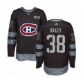 Vancouver Canucks #38 Justin Bailey Authentic Black 1917-2017 100th Anniversary Hockey Jersey