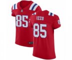New England Patriots #85 Ryan Izzo Red Alternate Vapor Untouchable Elite Player Football Jersey