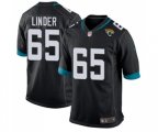 Jacksonville Jaguars #65 Brandon Linder Game Black Team Color Football Jersey