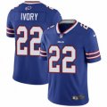 Buffalo Bills #22 Chris Ivory Royal Blue Team Color Vapor Untouchable Limited Player NFL Jersey