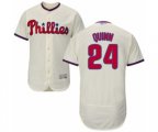 Philadelphia Phillies Roman Quinn Cream Alternate Flex Base Authentic Collection Baseball Player Jersey