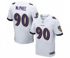 Baltimore Ravens #90 Pernell McPhee Elite White Football Jersey
