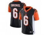 Cincinnati Bengals #6 Jeff Driskel Vapor Untouchable Limited Black Team Color NFL Jersey