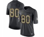 Baltimore Ravens #80 Miles Boykin Limited Black 2016 Salute to Service Football Jersey