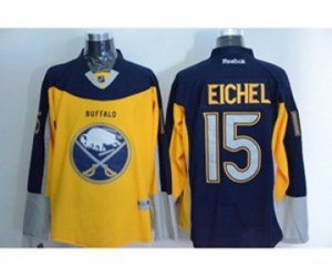 NHL Buffalo Sabres #15 Eichel blue-yellow Stitched Jerseys