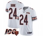 Chicago Bears #24 Buster Skrine White Vapor Untouchable Limited Player 100th Season Football Jersey