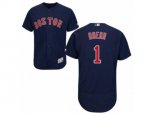 Boston Red Sox #1 Bobby Doerr Navy Blue Flexbase Authentic Collection MLB Jersey