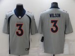 Denver Broncos #3 Russell Wilson Grey Vapor Untouchable Limited Stitched Jersey
