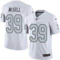 Oakland Raiders #39 Keith McGill Limited White Rush Vapor Untouchable NFL Jersey