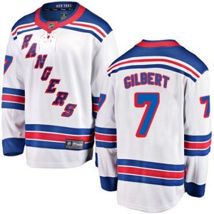 New York Rangers #7 Rod Gilbert Fanatics Branded White Away Breakaway NHL Jersey