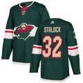 Minnesota Wild #32 Alex Stalock Premier Green Home NHL Jersey