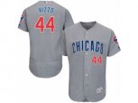Chicago Cubs #44 Anthony Rizzo Grey Flexbase Authentic Collection MLB Jersey
