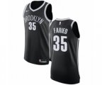 Brooklyn Nets #35 Kenneth Faried Authentic Black NBA Jersey - Icon Edition