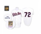 1990 Chicago White Sox #72 Carlton Fisk Authentic White Throwback Baseball Jersey