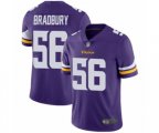 Minnesota Vikings #56 Garrett Bradbury Purple Team Color Vapor Untouchable Limited Player Football Jersey