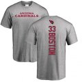 Arizona Cardinals #33 Tre Boston Ash Backer T-Shirt
