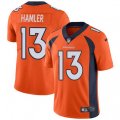 Denver Broncos #13 KJ Hamler Orange Team Color Stitched Vapor Untouchable Limited Jersey