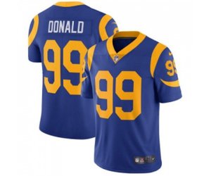 Los Angeles Rams #99 Aaron Donald Royal Blue Alternate Vapor Untouchable Limited Player Football Jersey