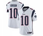 New England Patriots #10 Josh Gordon White Vapor Untouchable Limited Player Football Jersey