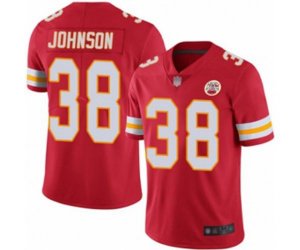 Kansas City Chiefs #38 Dontae Johnson Red Team Color Vapor Untouchable Limited Player Football Jersey
