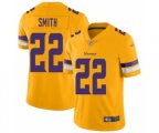 Minnesota Vikings #22 Harrison Smith Limited Gold Inverted Legend Football Jersey