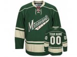 Minnesota Wild Custom Jersey Green Third Man Hockey