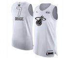 Miami Heat #7 Goran Dragic Authentic White 2018 All-Star Game Basketball Jersey