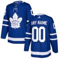 Toronto Maple Leafs Customized Blue Authentic NHL Jersey