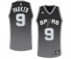 San Antonio Spurs #9 Tony Parker Swingman Black Resonate Fashion Basketball Jersey