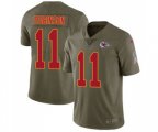 Kansas City Chiefs #11 Demarcus Robinson Limited Olive 2017 Salute to Service Football Jersey