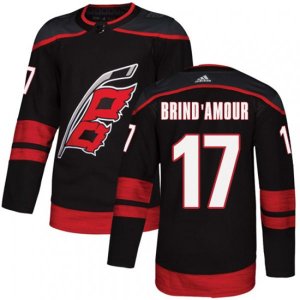 Carolina Hurricanes #17 Rod Brind\'Amour Authentic Black Alternate NHL Jersey