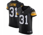 Pittsburgh Steelers #31 Justin Layne Black Alternate Vapor Untouchable Elite Player Football Jersey