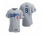 Los Angeles Dodgers Gavin Lux Gray 2020 World Series Champions Authentic Jersey