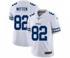 Dallas Cowboys #82 Jason Witten White Team Logo Fashion Limited Football Jersey