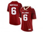 Men's Oklahoma Sooners Baker Mayfield #6 College Limited Football Jersey - Crimson
