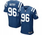 Indianapolis Colts #96 Denico Autry Elite Royal Blue Team Color Football Jersey