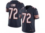 Chicago Bears #72 Charles Leno Limited Navy Blue Rush NFL Jersey